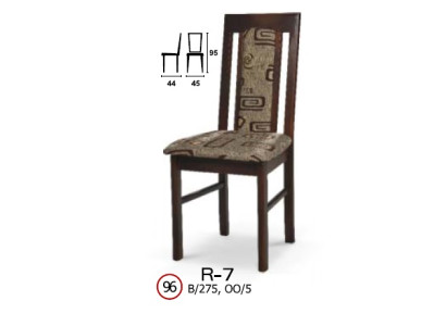 Chaise en bois massif R7